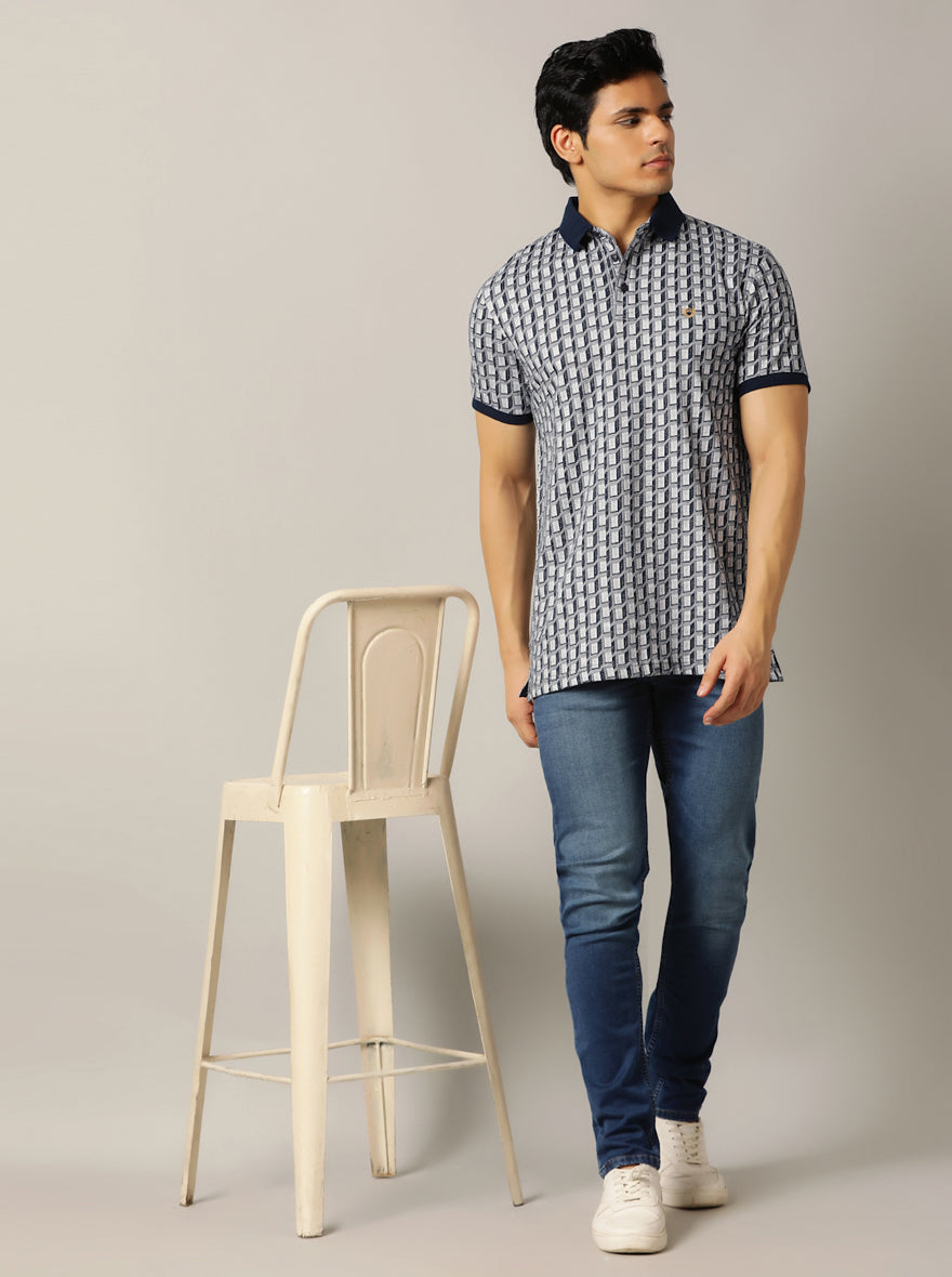 Blue Washed Slim Fit Jeans | JadeBlue