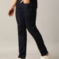 Tinted Deep Blue Washed Slim Fit Jeans | JadeBlue
