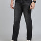 Dark Grey Washed Straight Fit Jeans | JadeBlue
