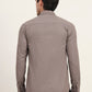 Light Brown Printed Slim Fit Semi Casual Shirt | Greenfibre