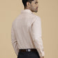 Orange Striped Slim Fit Formal Shirt | Greenfibre