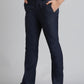 Blue Solid Slim Fit Formal Trouser | Greenfibre