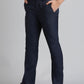 Blue Solid Slim Fit Formal Trouser | Greenfibre