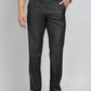 Black Solid Slim Fit Formal Trouser | Greenfibre