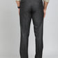 Black Solid Slim Fit Formal Trouser | Greenfibre