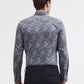 Grey Printed Slim Fit Party Wear Shirt | Greenfibre