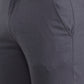 Dark Grey Solid Super Slim Fit Casual Trouser | Greenfibre