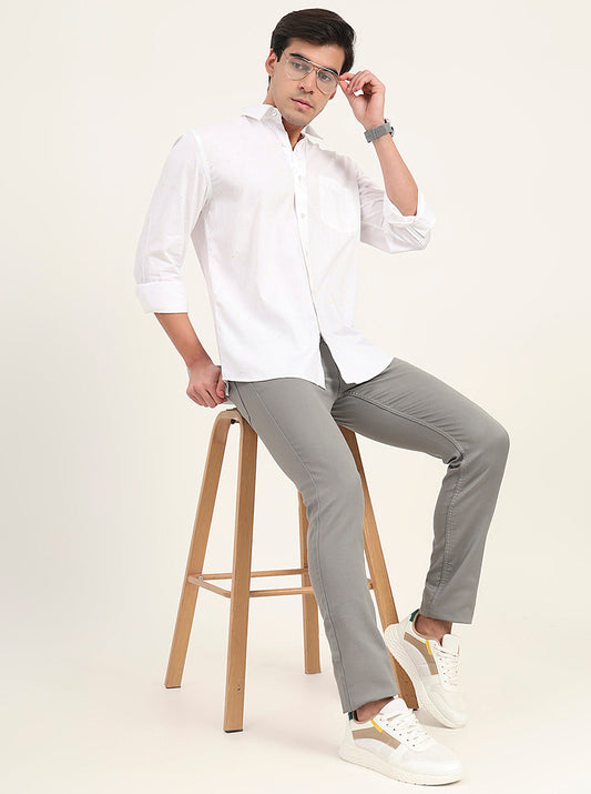 Grey Washed Slim Fit Jeans | Greenfibre