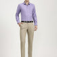 Purple Solid Slim Fit Formal Shirt | Greenfibre
