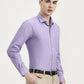 Purple Solid Slim Fit Formal Shirt | Greenfibre