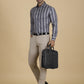 Navy Blue Striped Slim Fit Formal Shirt | Greenfibre