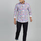 Multicolor Printed Slim Fit Casual Shirt | JadeBlue
