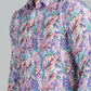 Multicolor Printed Slim Fit Casual Shirt | JadeBlue