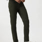 Olive Green Solid Slim Fit Jeans | Greenfibre