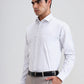 White & Blue Checked Regular Fit Formal Shirt | Greenfibre