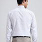 White & Blue Checked Regular Fit Formal Shirt | Greenfibre