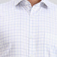 White & Blue Checked Regular Fit Formal Shirt | Greenfibre