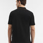 Amber Green & Black Striped Slim Fit Polo T-Shirt | Greenfibre