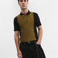 Amber Green & Black Striped Slim Fit Polo T-Shirt | Greenfibre