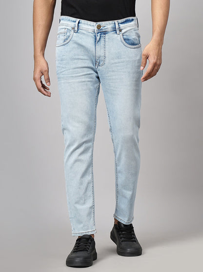 Ice Blue Washed Urban Fit Jeans | Greenfibre