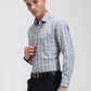 Blue Checked Slim Fit Formal Shirt | Greenfibre