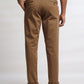 Brown Solid Neo Fit Casual Trouser | Greenfibre