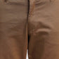 Brown Solid Neo Fit Casual Trouser | Greenfibre