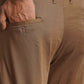 Brown Solid Neo Fit Casual Trouser | Greenfibre