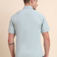 Mint Green Solid Smart Fit Semi Casual Shirt | Greenfibre
