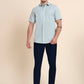 Mint Green Solid Smart Fit Semi Casual Shirt | Greenfibre