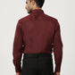 Red Solid Slim Fit Formal Shirt | Greenfibre