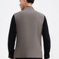 Grey Solid Regular Fit Waistcoat  | Greenfibre