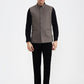 Grey Solid Regular Fit Waistcoat  | Greenfibre