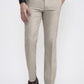 Fawn Solid Super Slim Fit Formal Trouser | Greenfibre