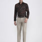 Fawn Solid Super Slim Fit Formal Trouser | Greenfibre