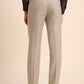 Fawn Solid Slim Fit Formal Trouser | GreenFiber