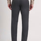 Grey Solid Slim Fit Formal Trouser | Greenfibre