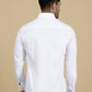 White Solid Slim Fit Party Wear Shirt | Greenfibre