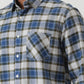 Blue Checked Slim Fit Casual Shirt | Greenfibre