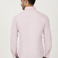 Dusky Pink Printed Slim Fit Casual Shirt | Greenfibre