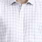 White & Grey Checked Regular Fit Formal Shirt | Greenfibre