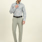 Off-White & Green Printed Regular Fit Formal Shirt | JadeBlue
