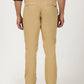 Khaki Solid Slim Fit Casual Trouser | Greenfibre