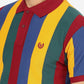 Multicolor Striped Slim Fit Polo T-Shirt | Greenfibre