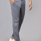 Light Grey Dobby Neo Fit Casual Trouser | Greenfibre