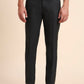 Grey Solid Slim Fit Formal Trouser | Greenfibre