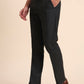 Grey Solid Slim Fit Formal Trouser | GreenFiber