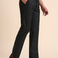Grey Solid Slim Fit Formal Trouser | GreenFiber