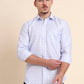 Blue Checked Smart Fit Semi Casual Shirt | Greenfibre