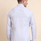 Blue Checked Smart Fit Semi Casual Shirt | Greenfibre